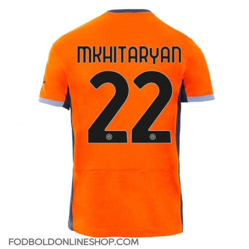 Inter Milan Henrikh Mkhitaryan #22 Tredjetrøje 2023-24 Kortærmet